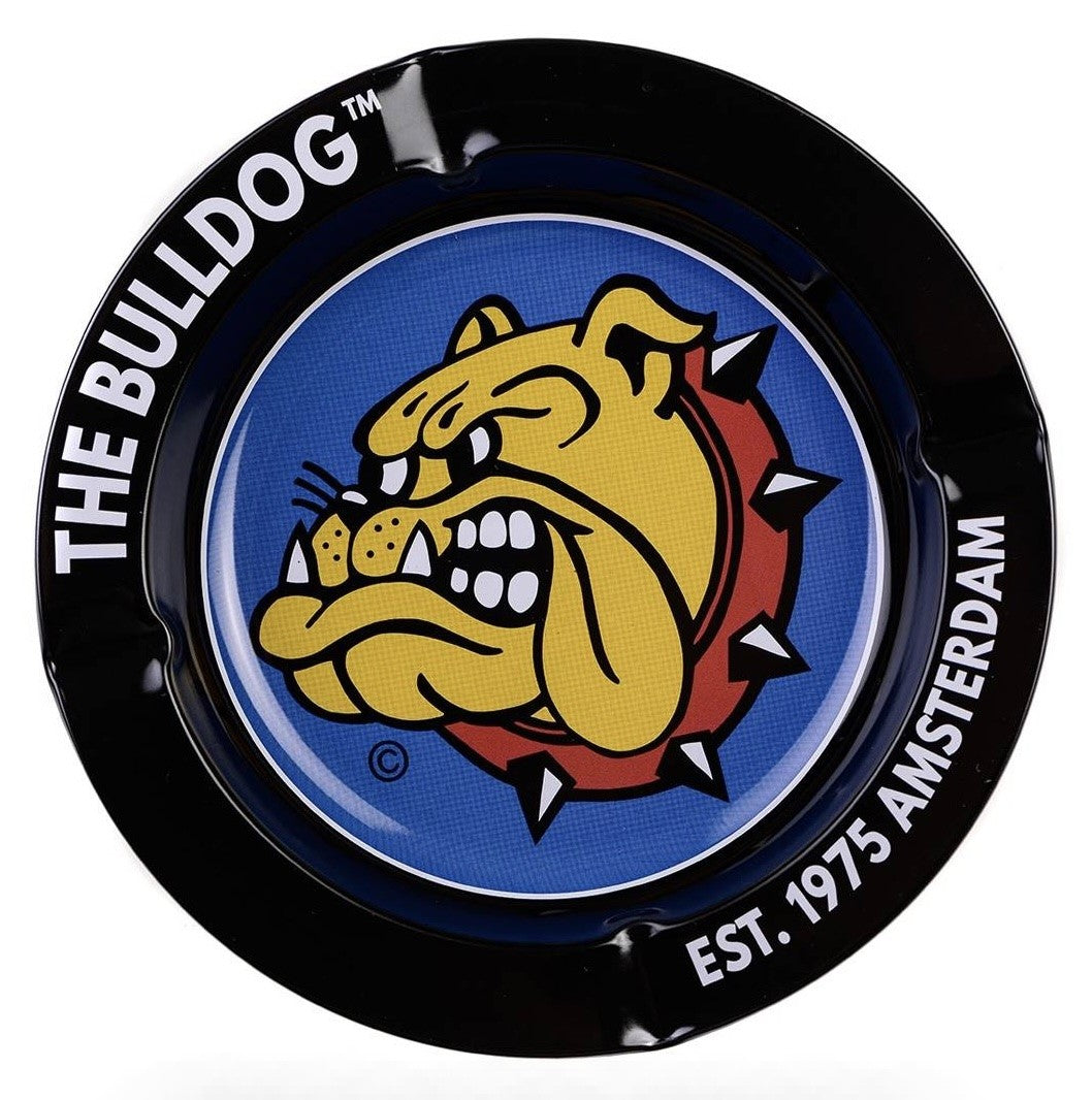 Cendrier Noir Bulldog Metal