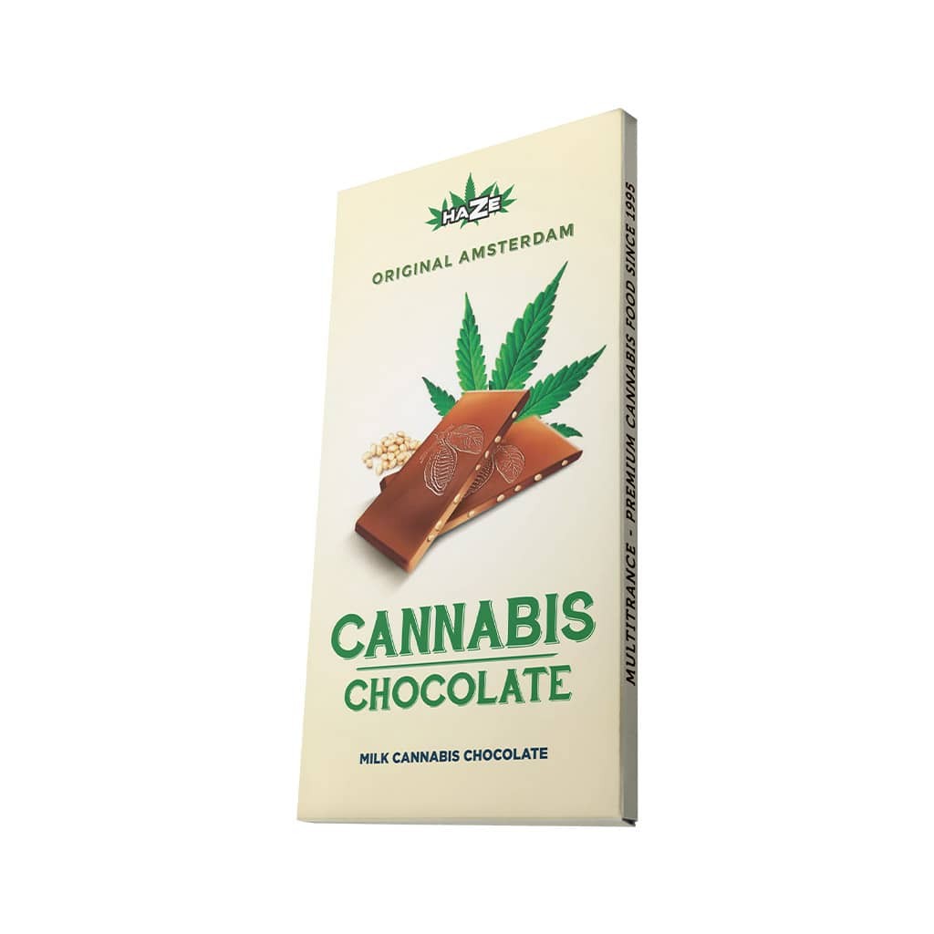 Chocolat au lait et graines de chanvre