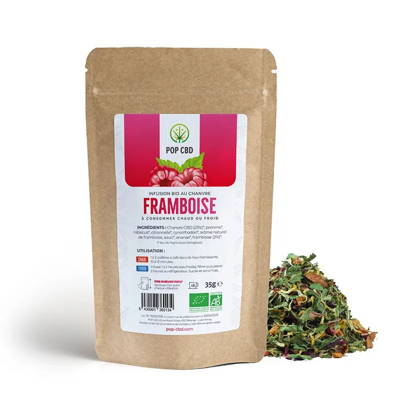 Infusion Chanvre Framboise Bio