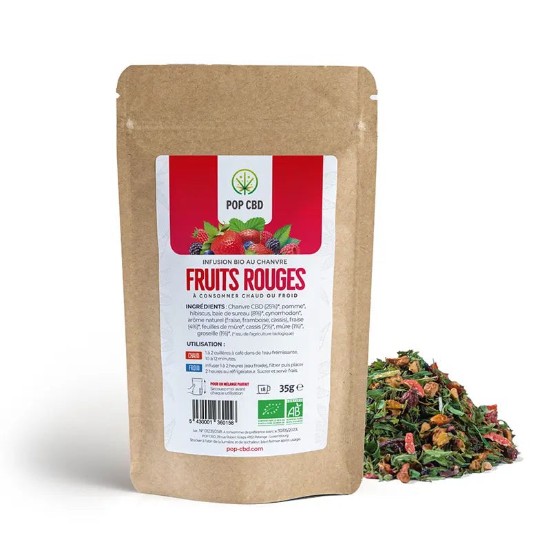 Infusion Chanvre Fruits Rouges Bio