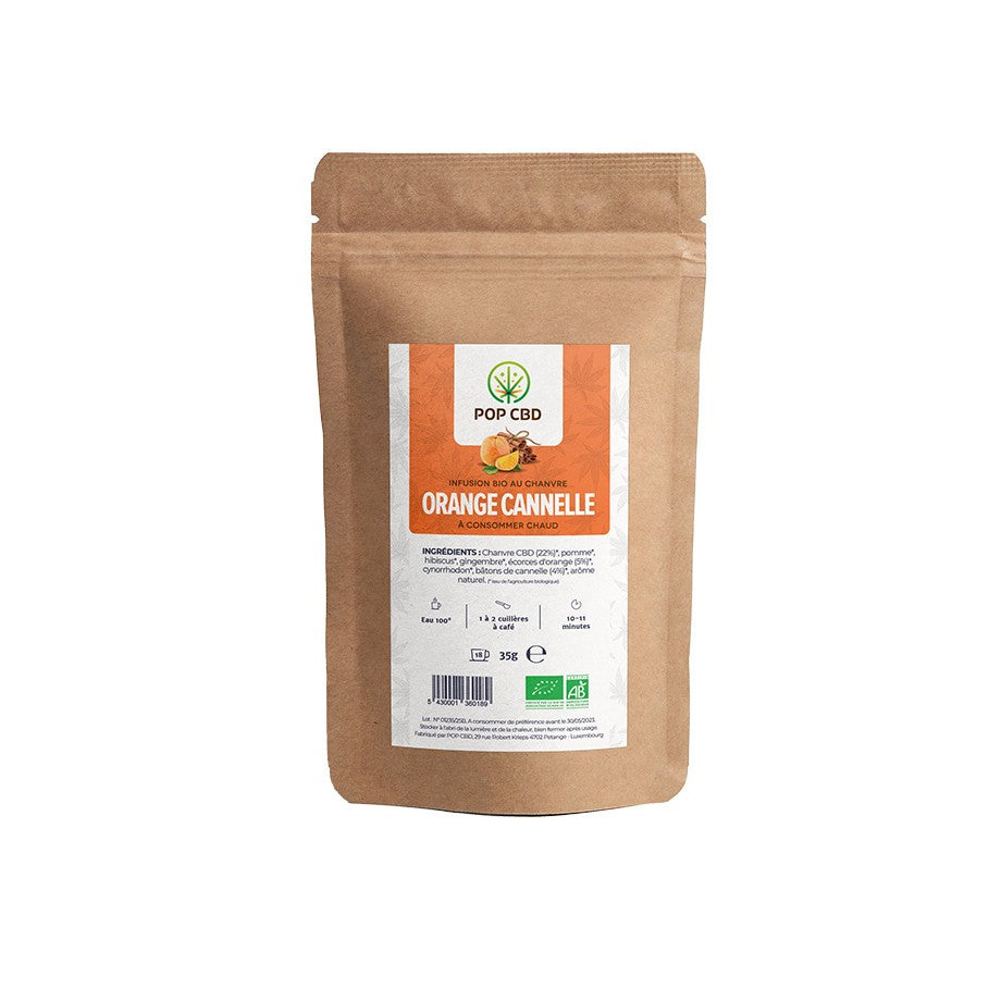 Infusion Chanvre Orange Cannelle Bio